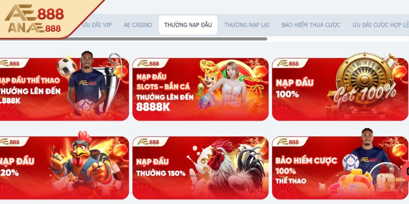 Giới thiệu AE888 nạp đầu