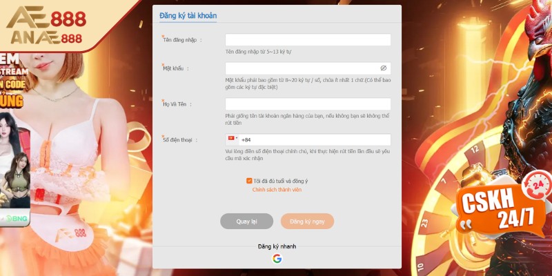 Thao tác vào hệ thống đúng địa chỉ chuẩn