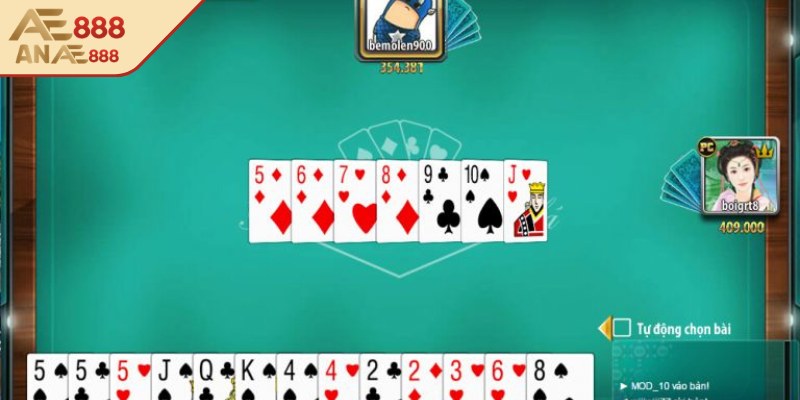 Tiến Lên - Trò chơi game bài quen thuộc đầy kịch tính