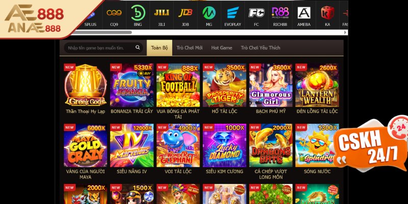 Giới thiệu về nổ hũ AE888